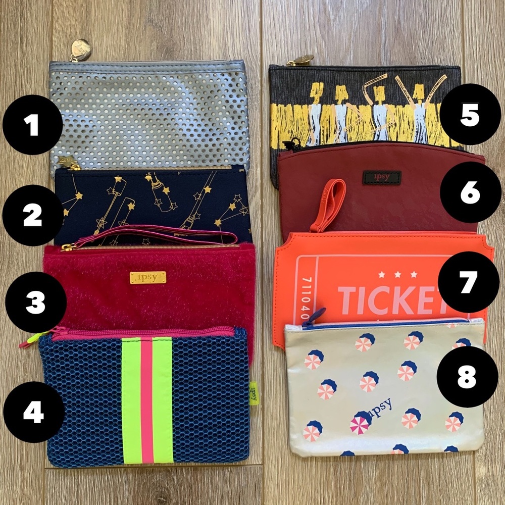 FREE with purchase: one small makeup bag by IPSY
